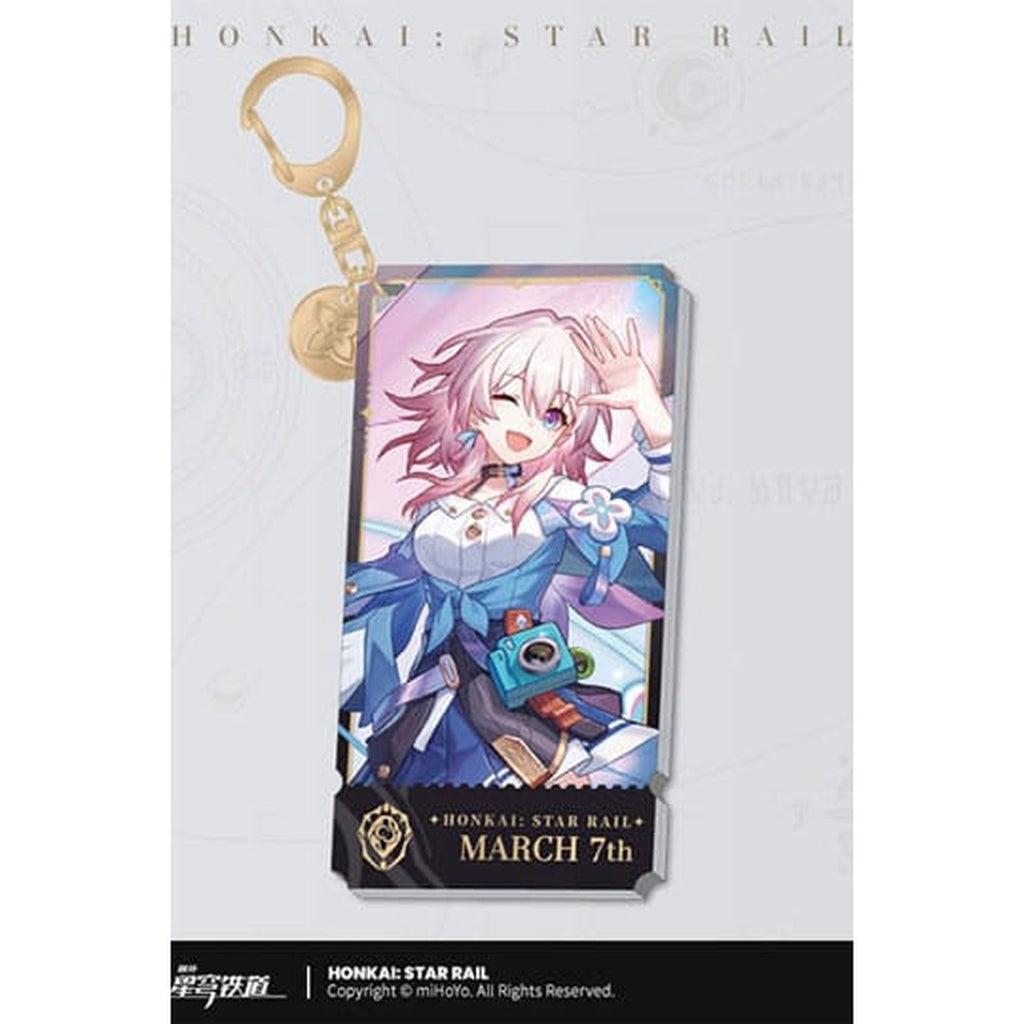Produktbild Honkai: Star Rail Karaktär akrylnyckelring March 7th 9 cm