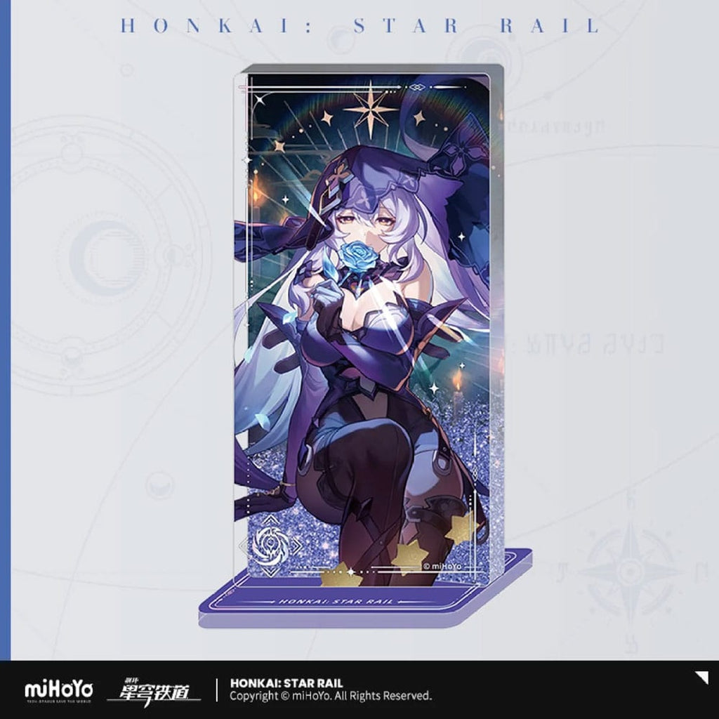 Produktbild Honkai: Star Rail Light Cone akrylprydnad med glitter: Black Swan Reforged Remembrance 15 cm
