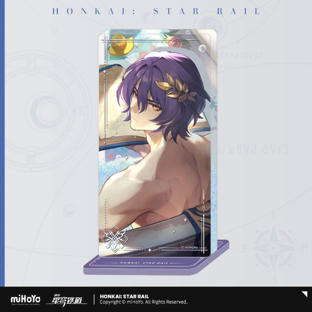 Produktbild Honkai: Star Rail Light Cone akrylprydnad med glitter: Dr. Ratio Baptism of Pure Thought 15 cm