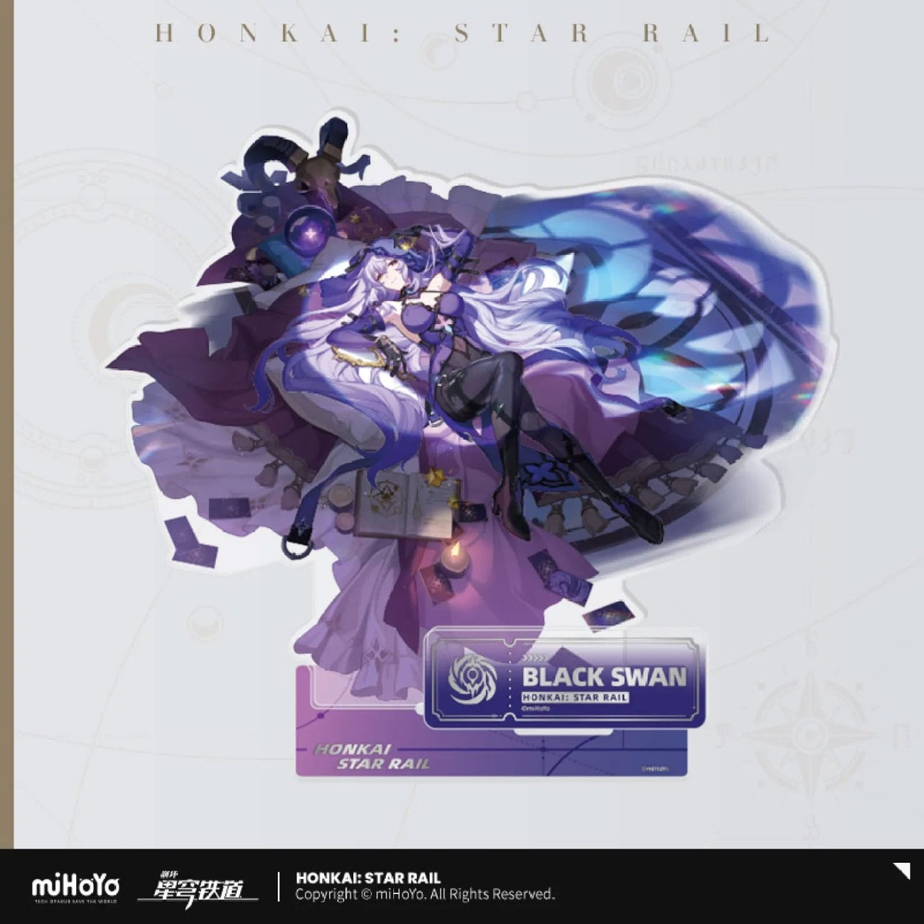 Produktbild Honkai: Star Rail Path of the Nihility-serien Akryllfigur Black Swan 19 cm