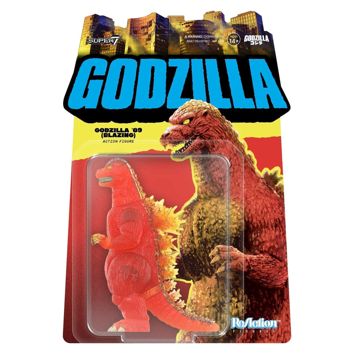 Produktbild Godzilla Toho ReAction Actionfigur Godzilla - 1989 (Blazing) 10 cm