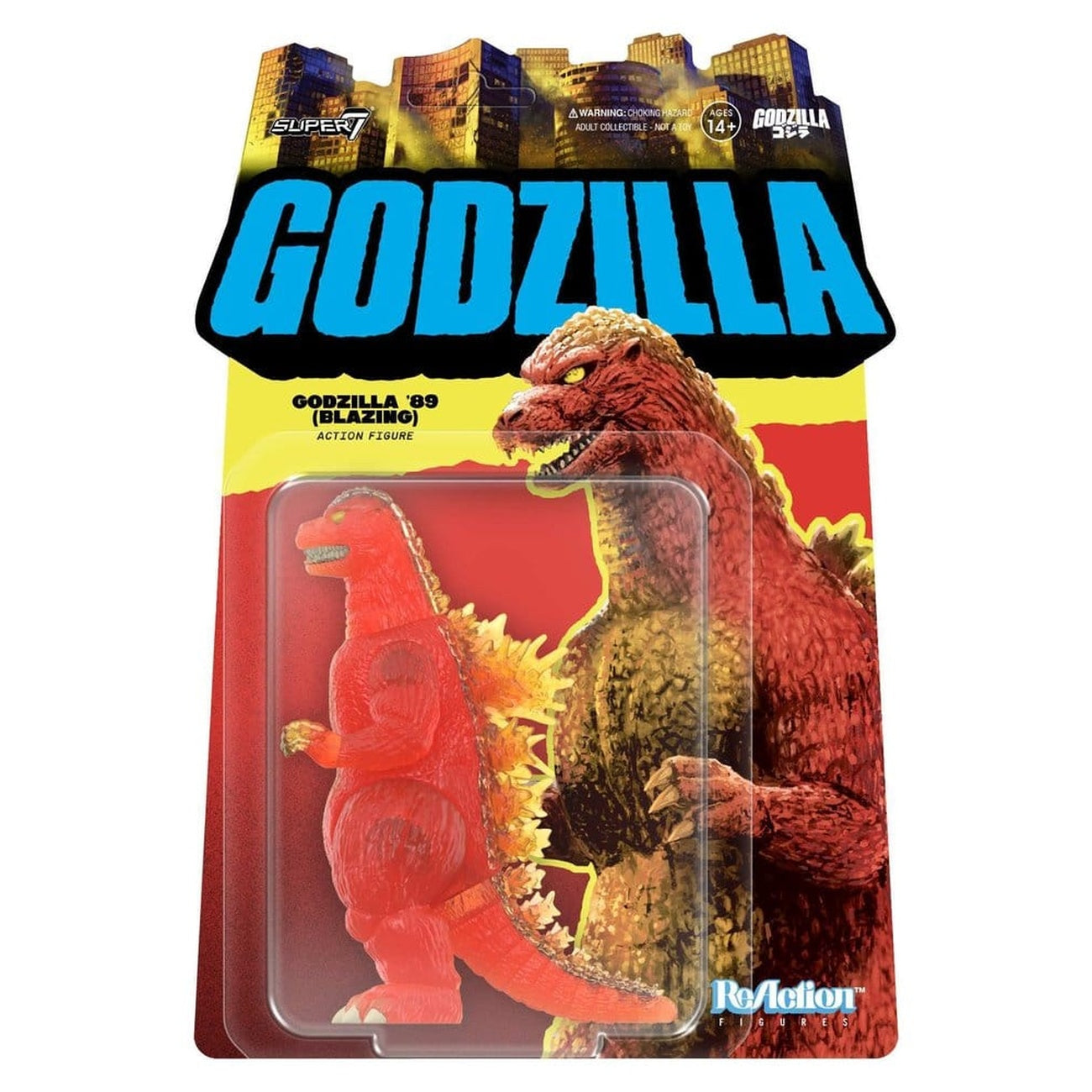 Produktbild Godzilla Toho ReAction Actionfigur Godzilla - 1989 (Blazing) 10 cm
