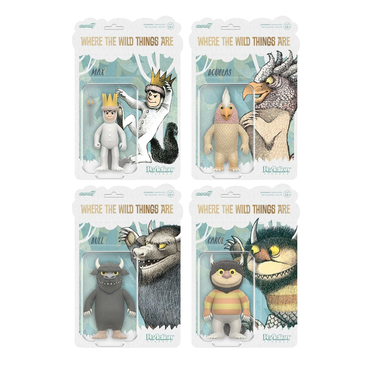 Produktbild Till vildingarnas land ReAction-actionfigur Wave 01 Carol (monster) 10 cm