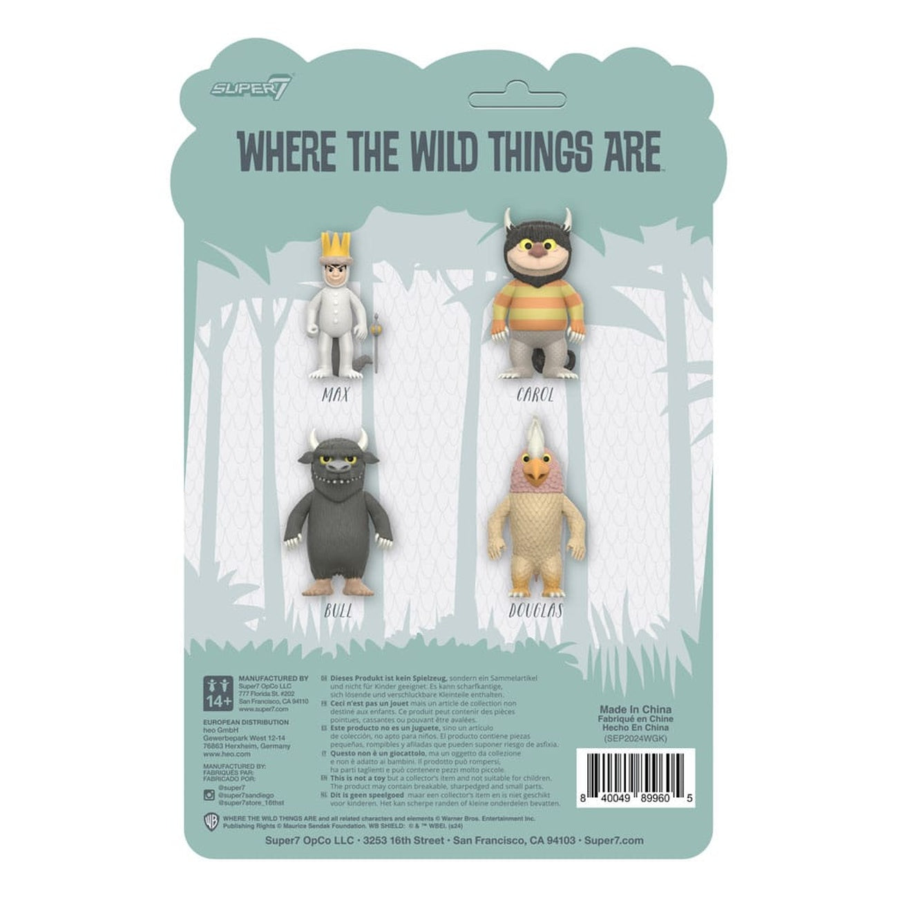 Produktbild Till vildingarnas land ReAction-actionfigur Wave 01 Carol (monster) 10 cm