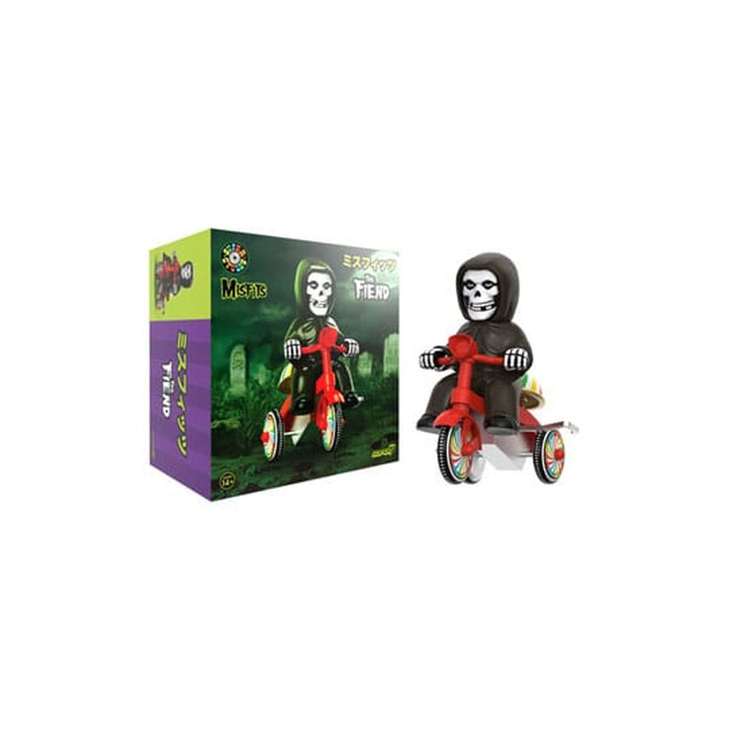 Produktbild Misfits Super Cycles actionfigur Fiend (svart med röd trike) 13 cm