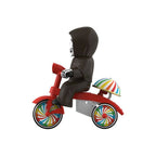 Produktbild Misfits Super Cycles actionfigur Fiend (svart med röd trike) 13 cm