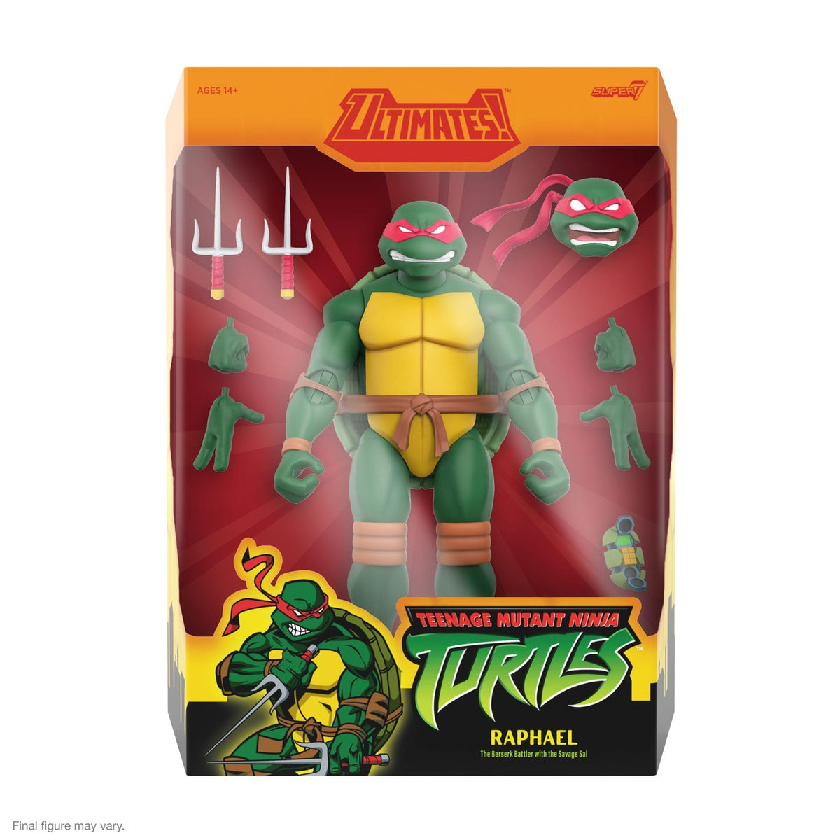 Produktbild Teenage Mutant Ninja Turtles Ultimates actionfigur Wave 12 Raphael 18 cm