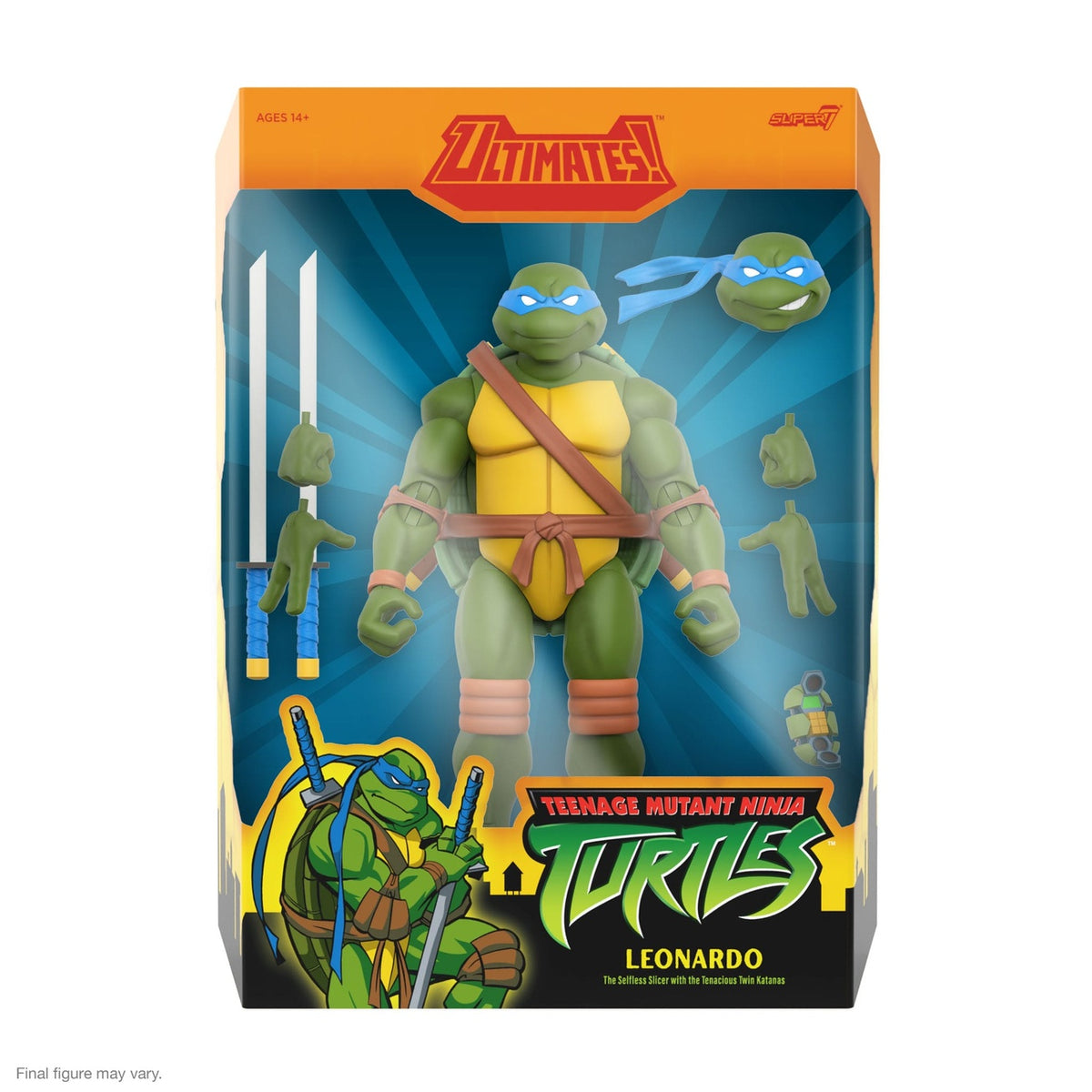 Produktbild Teenage Mutant Ninja Turtles Ultimates actionfigur Wave 12 Leonardo 18 cm