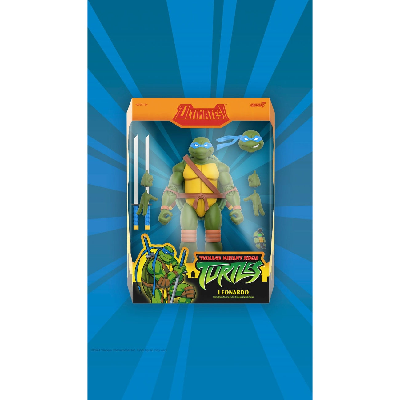 Produktbild Teenage Mutant Ninja Turtles Ultimates actionfigur Wave 12 Leonardo 18 cm