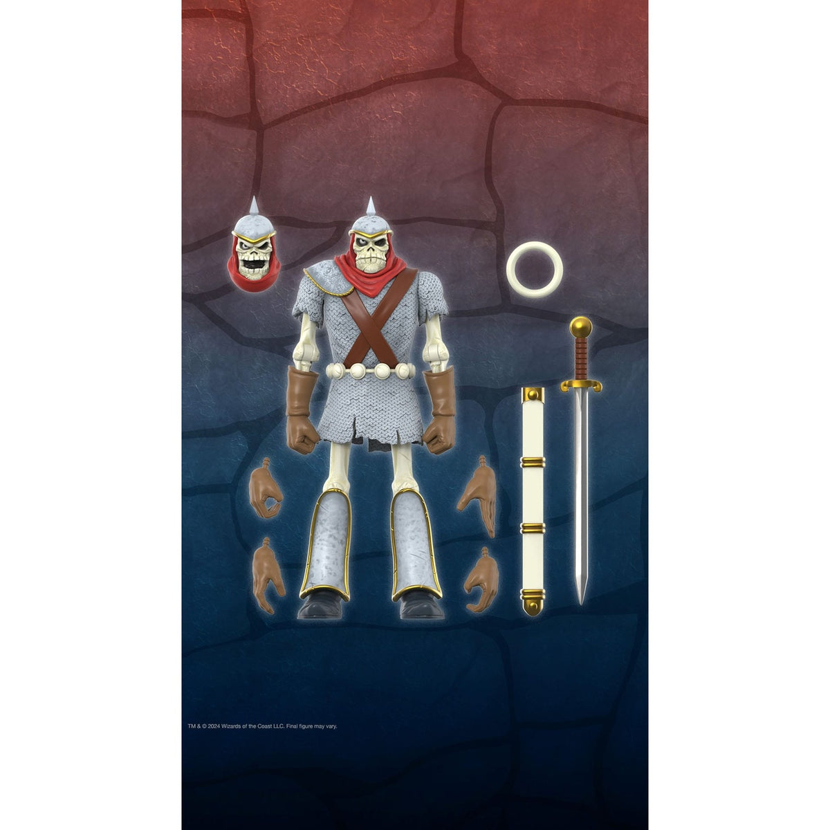 Produktbild Dungeons & Dragons Ultimates actionfigur Dekkion Skelettkrigaren 18 cm