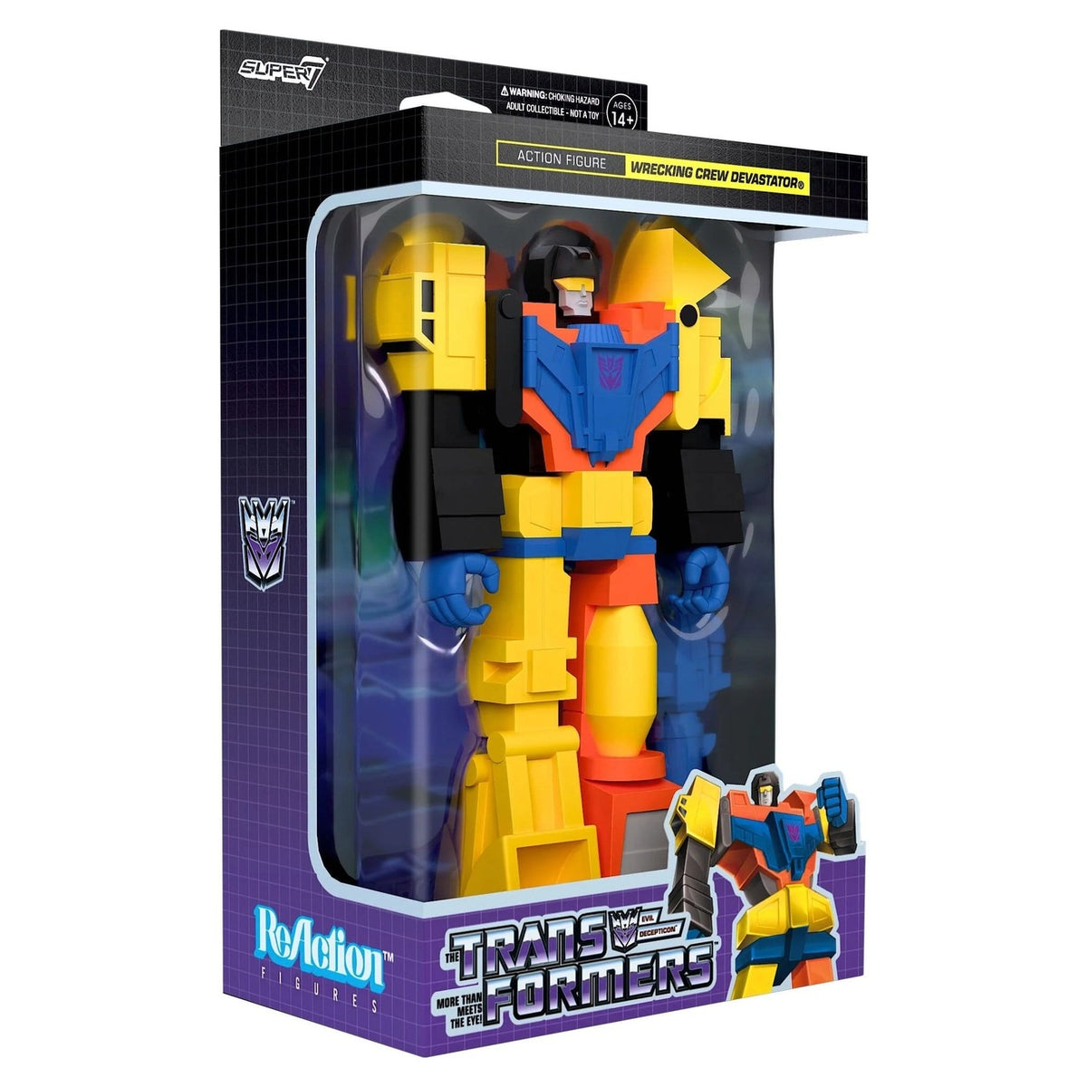 Produktbild Transformers ReAction actionfigur Devastator 10 cm