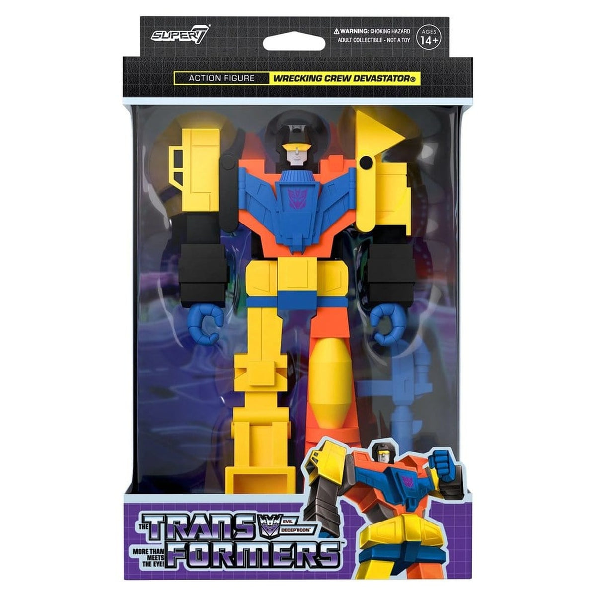 Produktbild Transformers ReAction actionfigur Devastator 10 cm