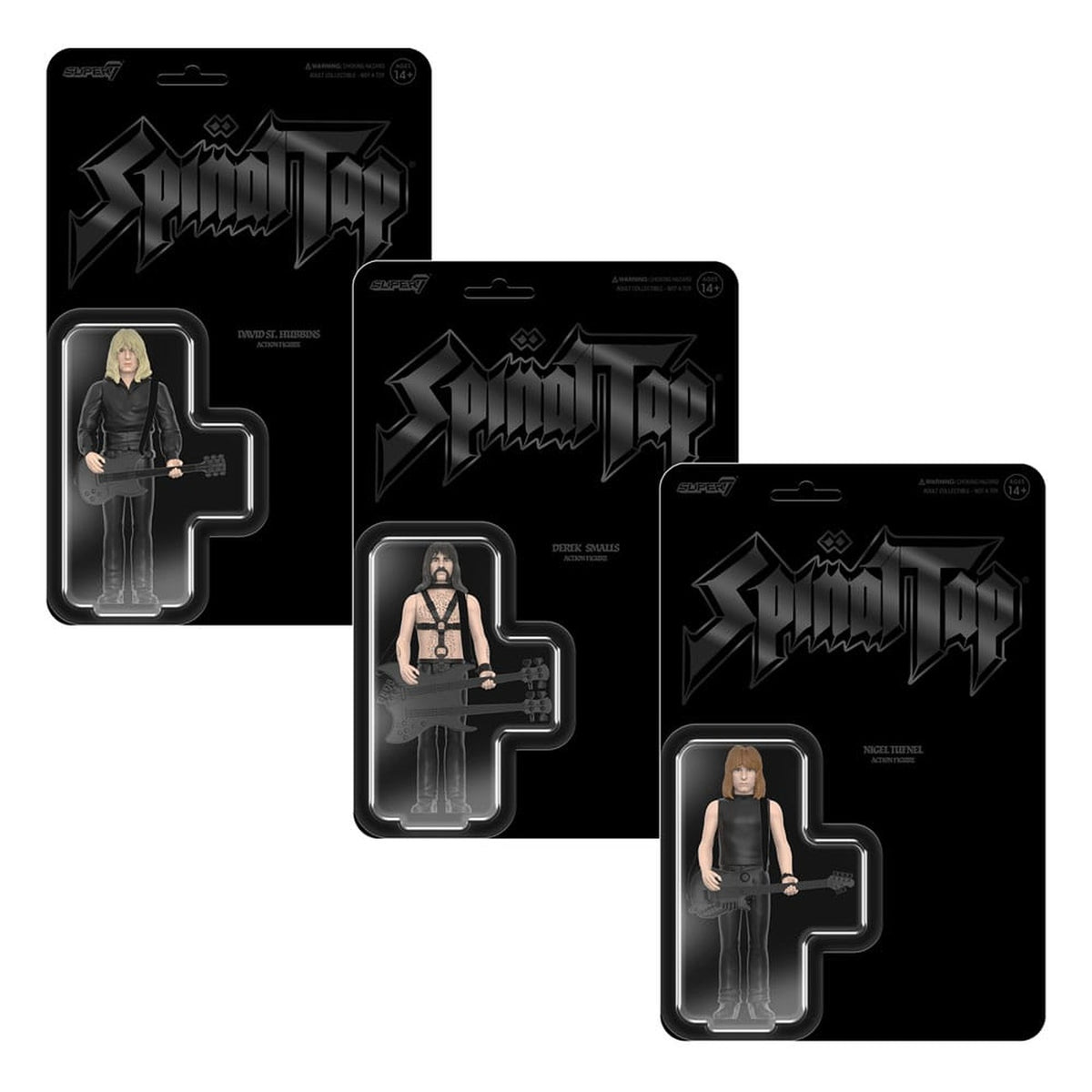 Produktbild Spinal Tap ReAction actionfigur Wave 02 David St. Hubbins (None More Black) 10 cm