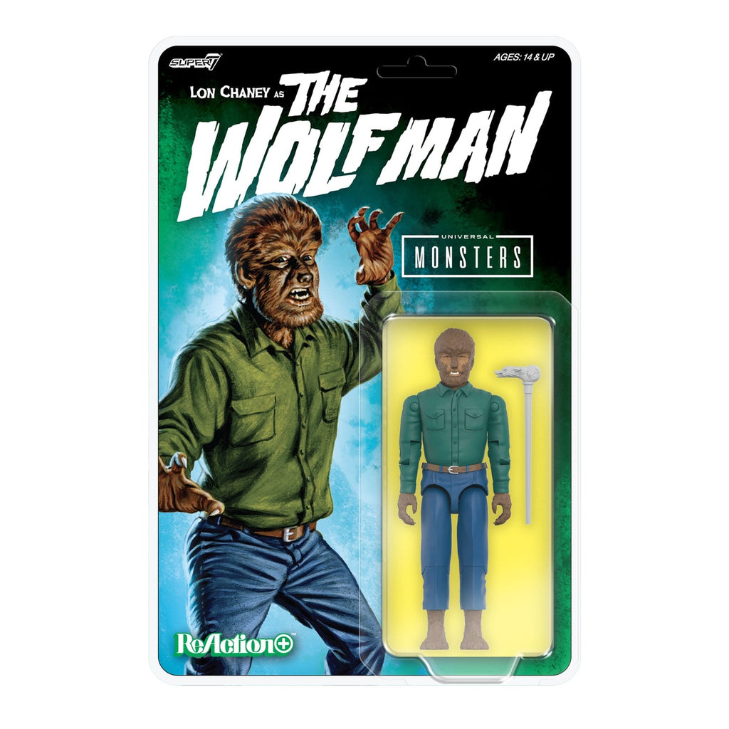 Produktbild Universal Monsters ReAction+ Actionfigur Wave 1 The Wolf Man 10 cm