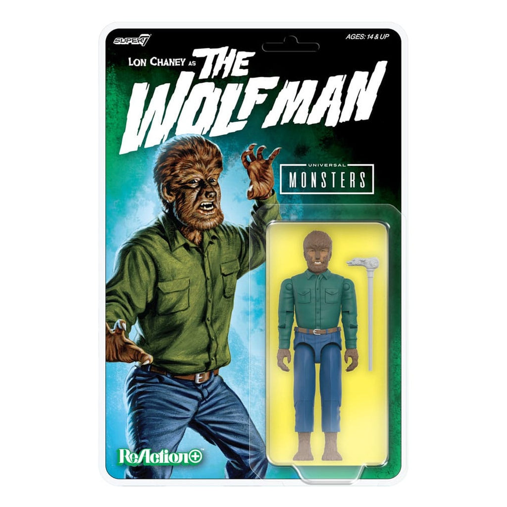 Produktbild Universal Monsters ReAction+ Actionfigur Wave 1 The Wolf Man 10 cm