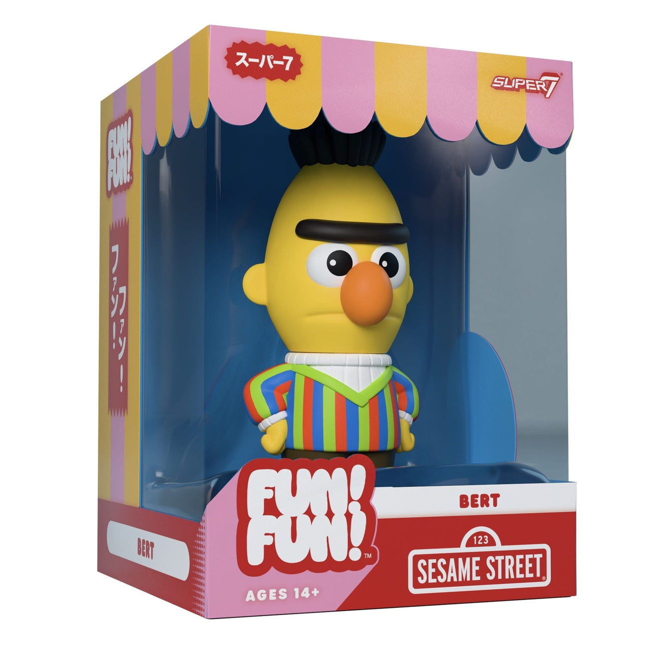 Produktbild Sesamgatan FUN! FUN! mjuk vinylfigur Wave 02 Bert 13 cm