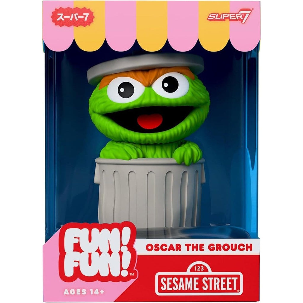Produktbild Sesamgatan Fun! Fun! Minifigur Wave 01 - Oscar the Grouch 18 cm