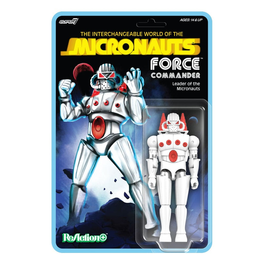 Produktbild Micronauts ReAction+ actionfigur Wave 02 Force Commander 9 cm