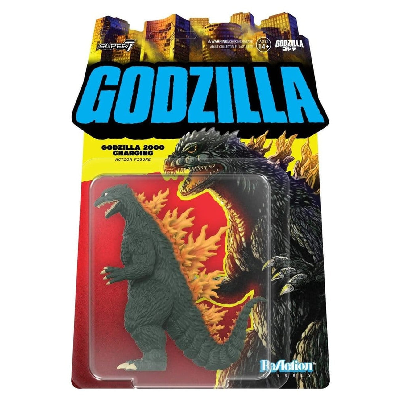Produktbild Godzilla Toho ReAction actionfigur Godzilla (2000, Charging) 24 cm