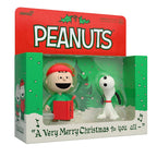 Produktbild Peanuts ReAction Actionfigurer 2-pack Charlie Brown och Snobben (Caroling) 10 cm