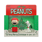 Produktbild Peanuts ReAction Actionfigurer 2-pack Charlie Brown och Snobben (Caroling) 10 cm
