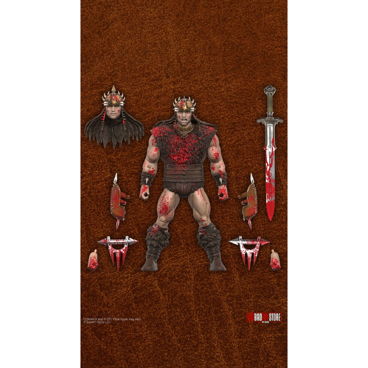 Produktbild Conan barbaren Ultimates actionfigur Conan Blood Soaked Pit Fighter 18 cm