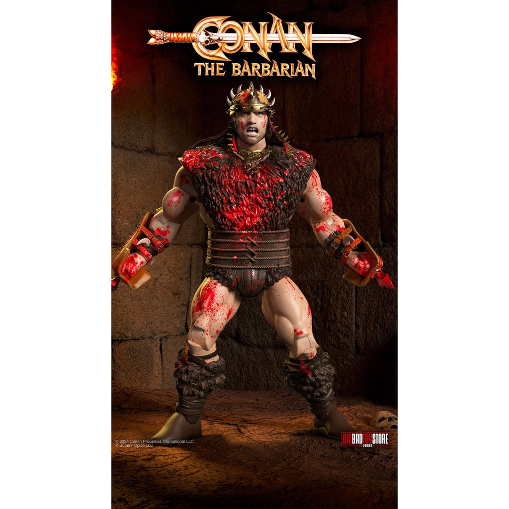 Produktbild Conan barbaren Ultimates actionfigur Conan Blood Soaked Pit Fighter 18 cm