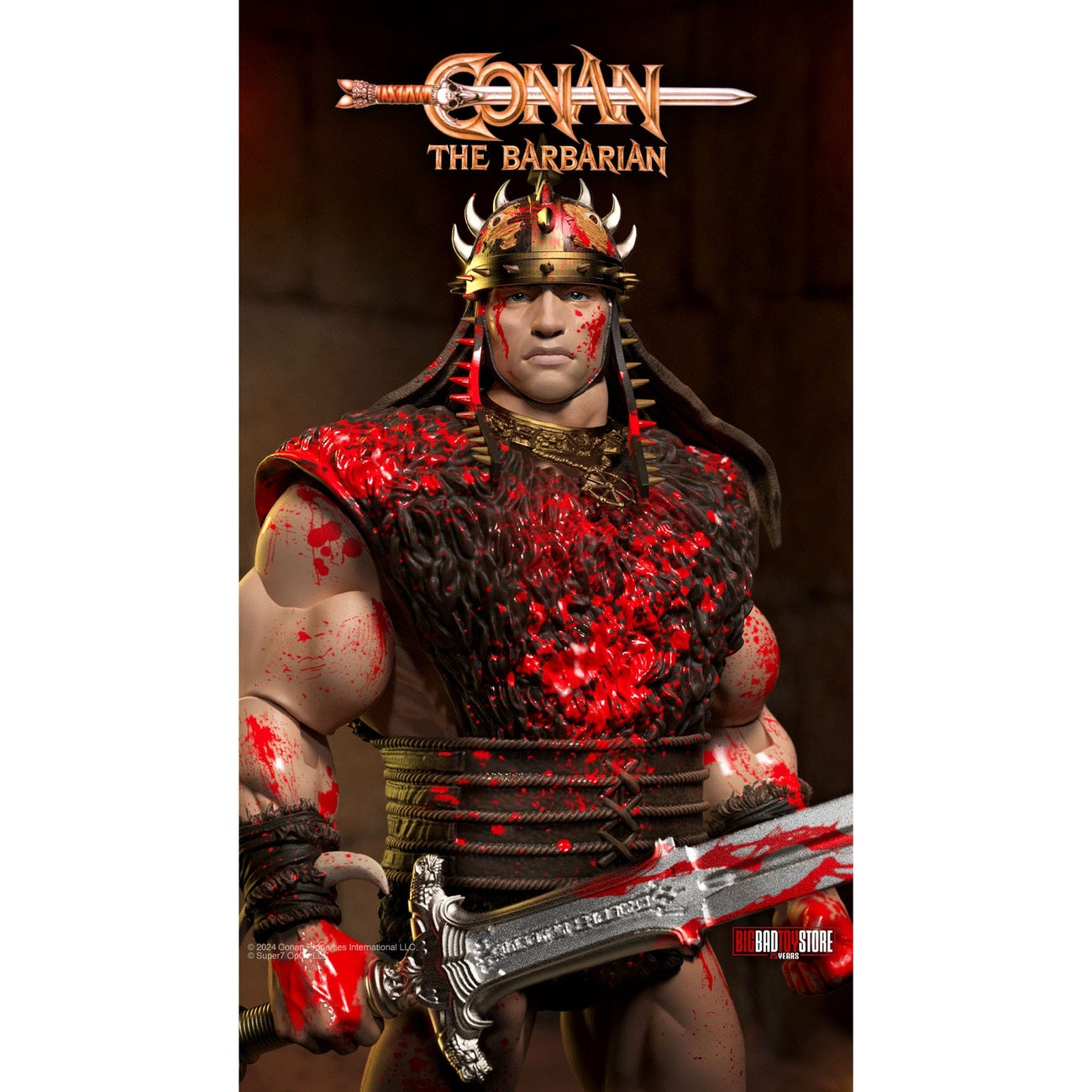 Produktbild Conan barbaren Ultimates actionfigur Conan Blood Soaked Pit Fighter 18 cm