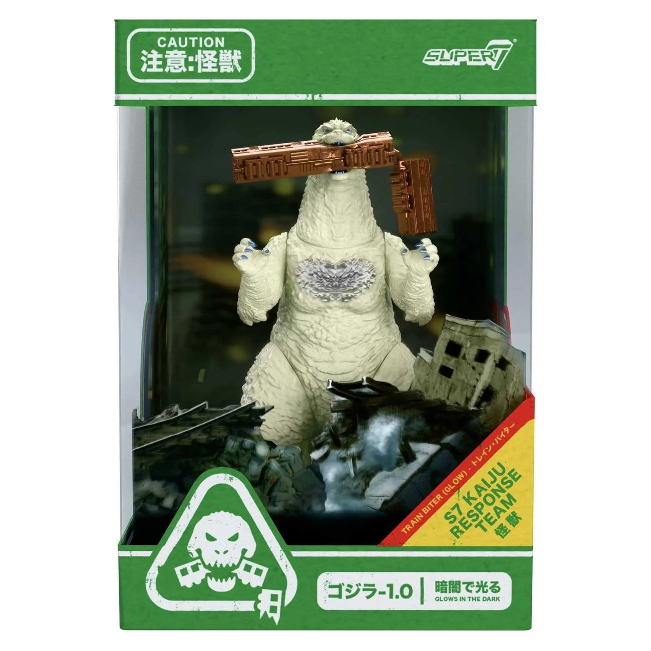 Produktbild Godzilla Toho ReAction actionfigur Minus One (Train Biter - Glow) 15 cm