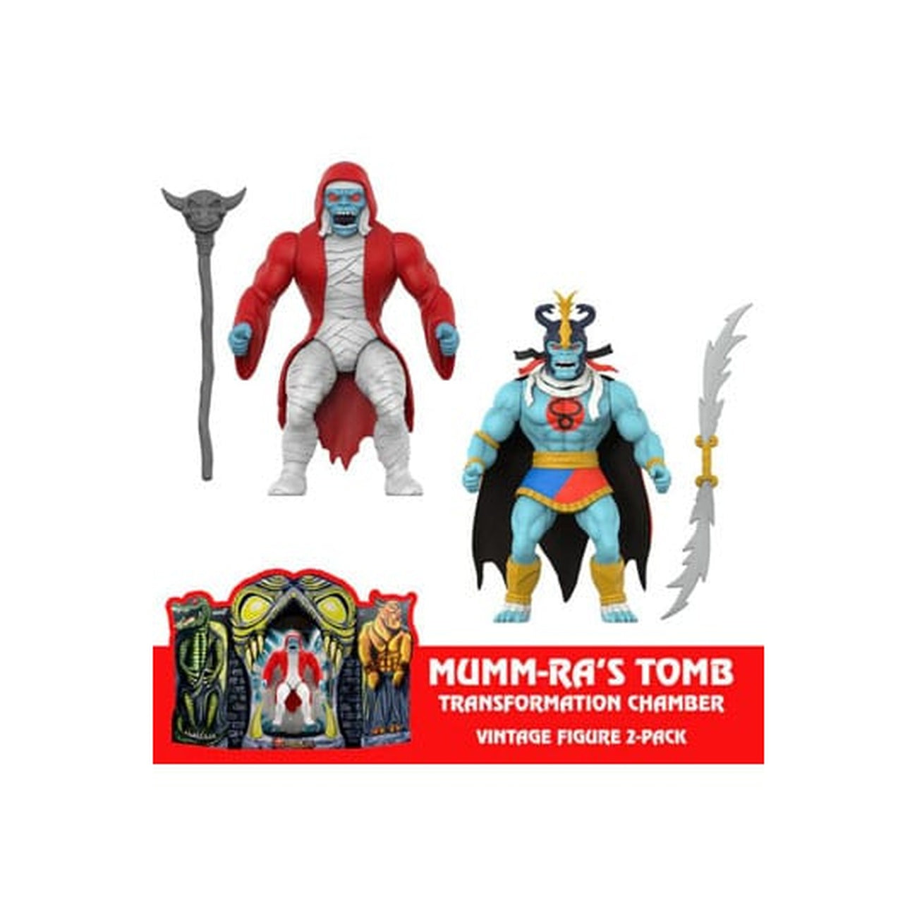 Produktbild Thundercats Vintage Collection Actionfigurer 2-pack Mumm-Ra's Tomb 14 cm