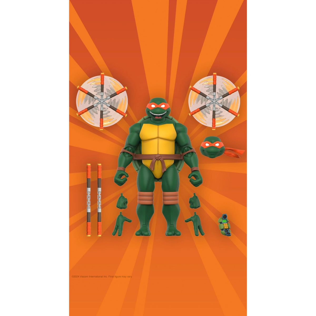 Produktbild Teenage Mutant Ninja Turtles Ultimates actionfigur Wave 12 Michelangelo 18 cm