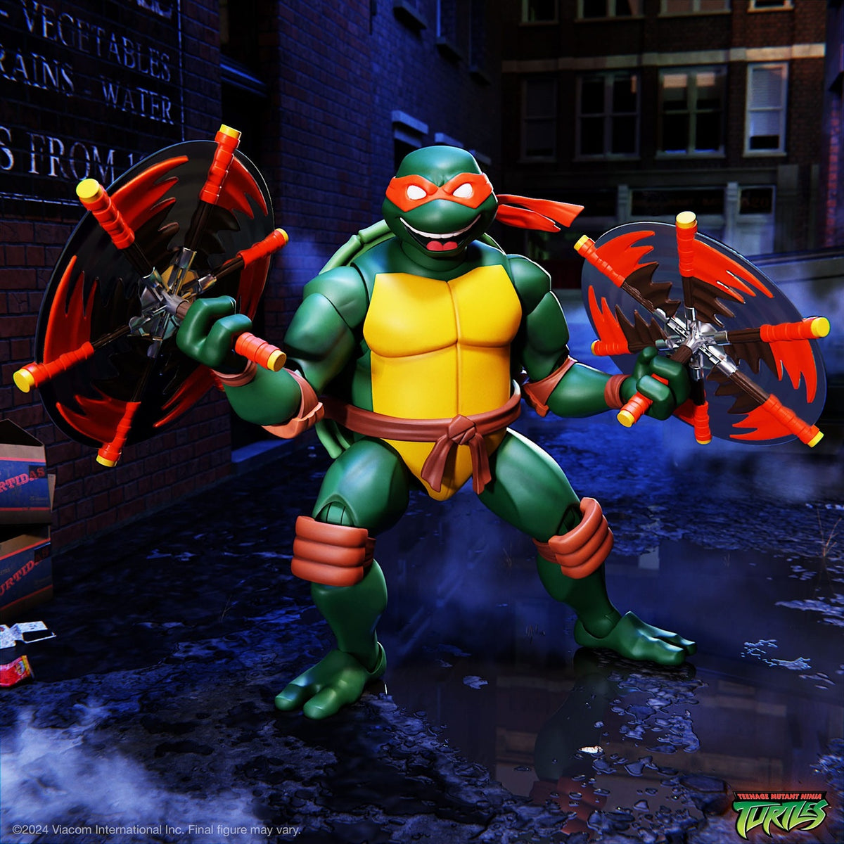 Produktbild Teenage Mutant Ninja Turtles Ultimates actionfigur Wave 12 Michelangelo 18 cm