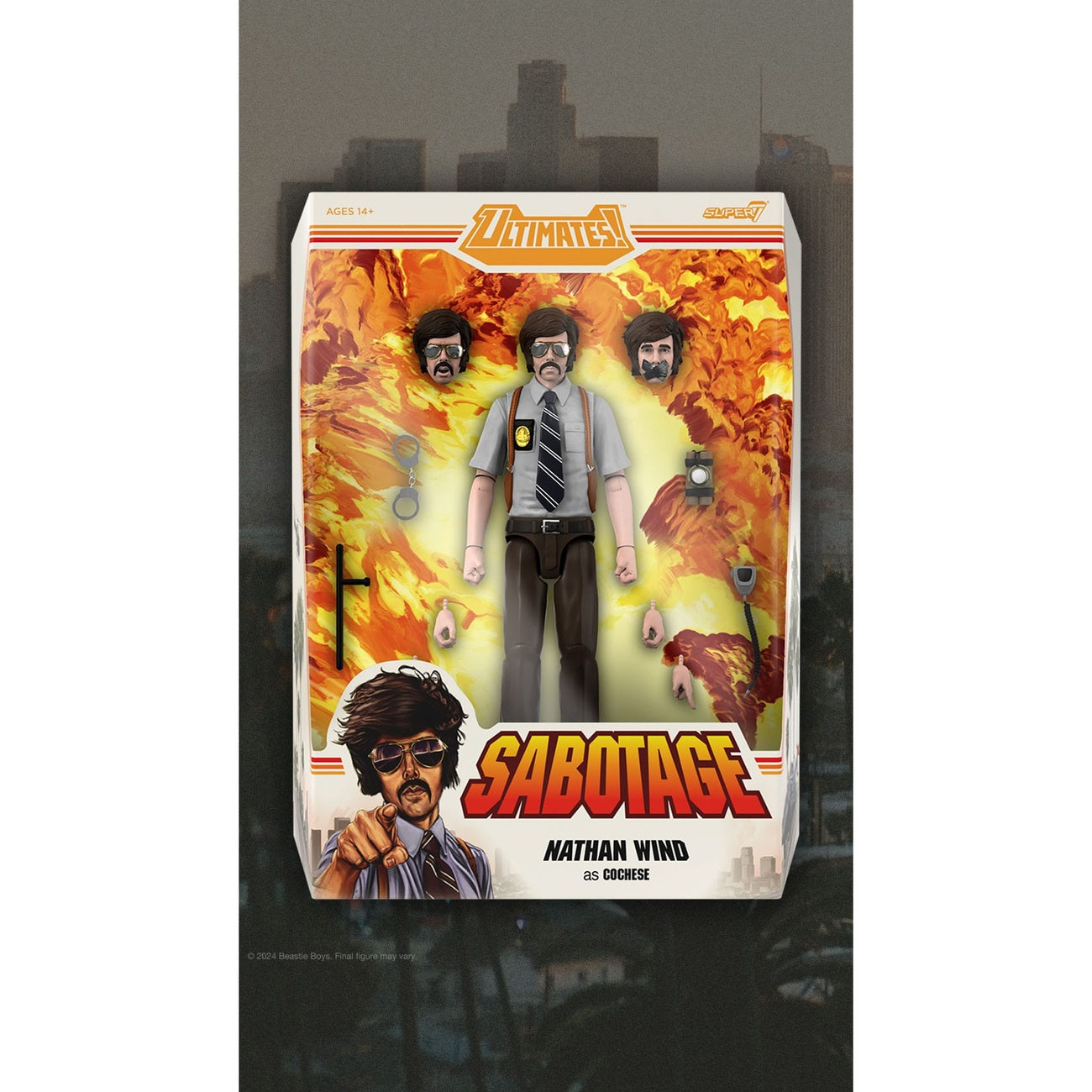 Produktbild Beastie Boys Ultimates actionfigur Wave 1 Nathan Wind som "Cochese" 18 cm