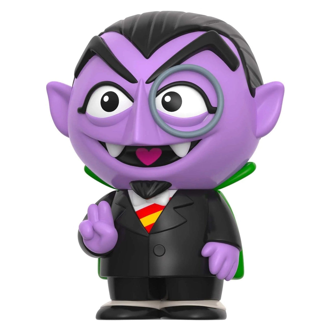 Produktbild Sesamgatan Fun! Fun! Mjuk vinylfigur Wave 01 - Count von Count 18 cm