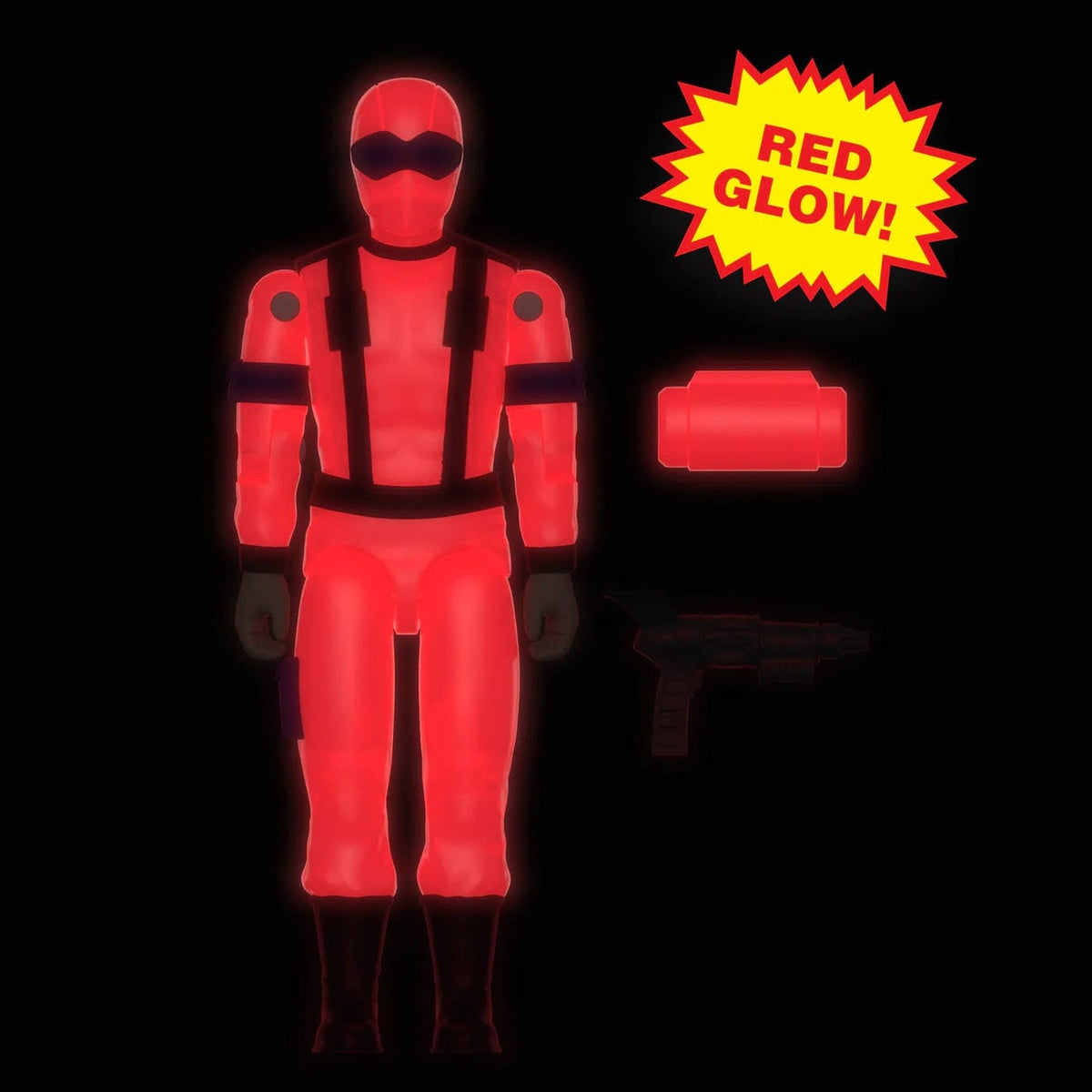 Product image GI Joe ReAction+ Action Figure Wave 06 Snake Eyes (Red Glow, Crystal Poison) 10 cm