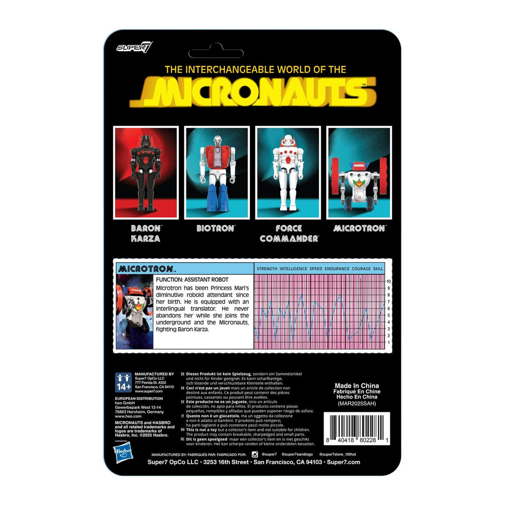 Produktbild Micronauts ReAction+ actionfigur Wave 02 Microtron 9 cm