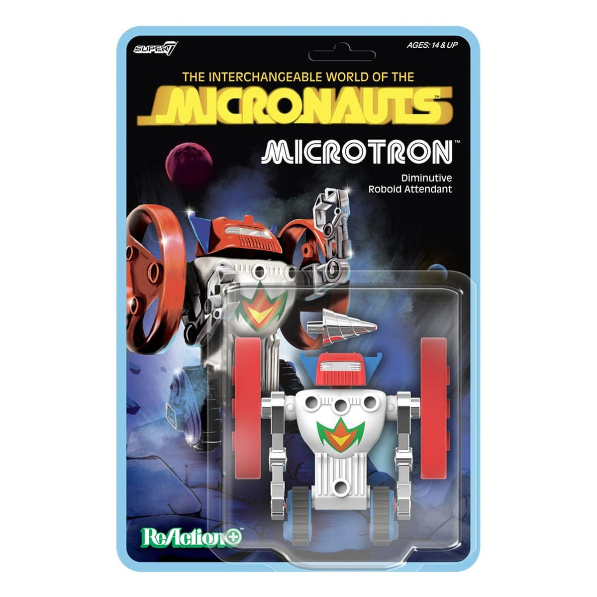 Produktbild Micronauts ReAction+ actionfigur Wave 02 Microtron 9 cm