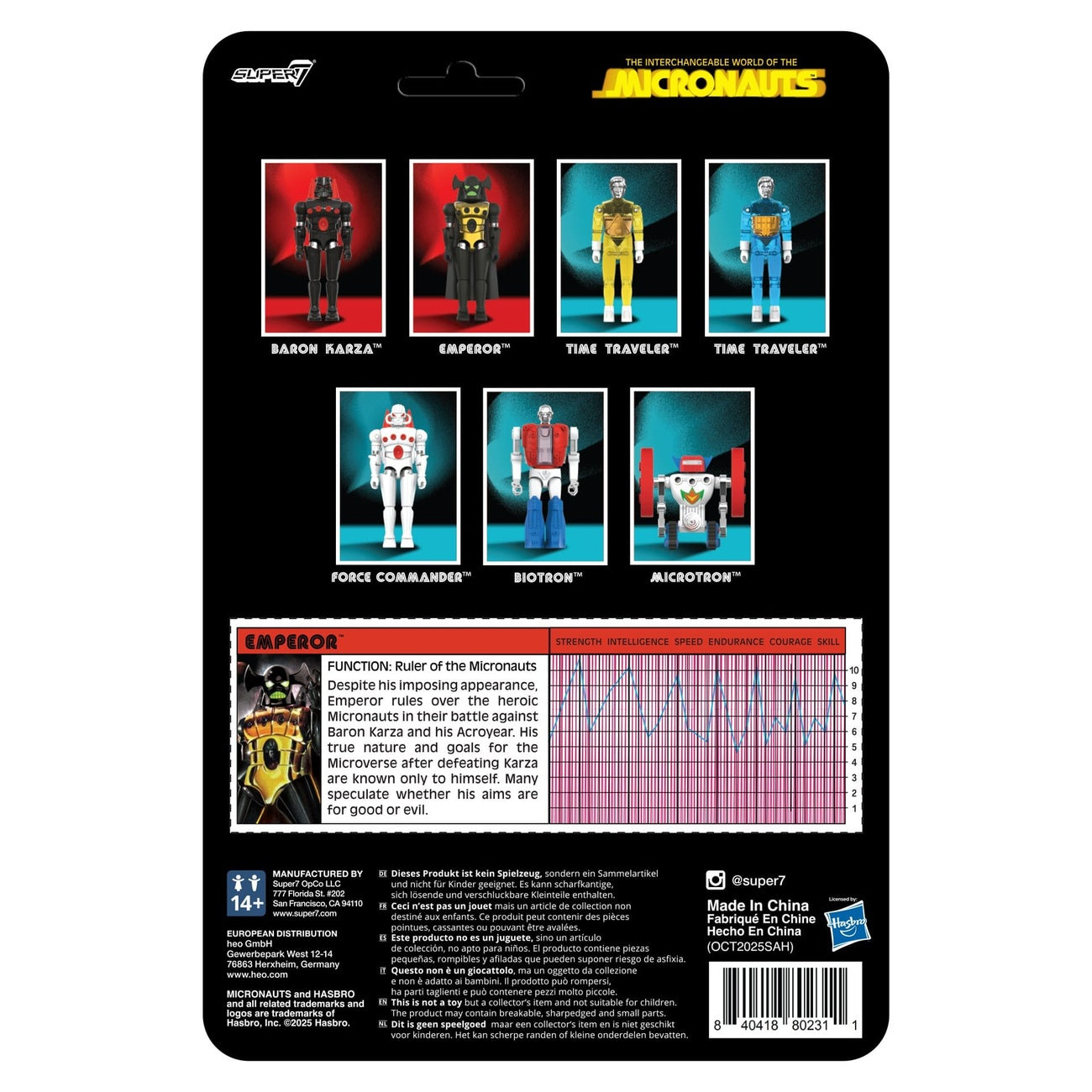 Produktbild Micronauts ReAction+ actionfigur Wave 03 Emperor 10 cm