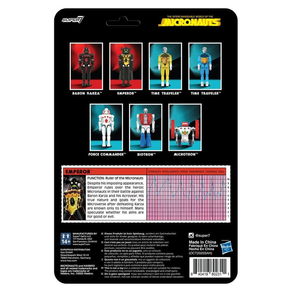Produktbild Micronauts ReAction+ actionfigur Wave 03 Emperor 10 cm