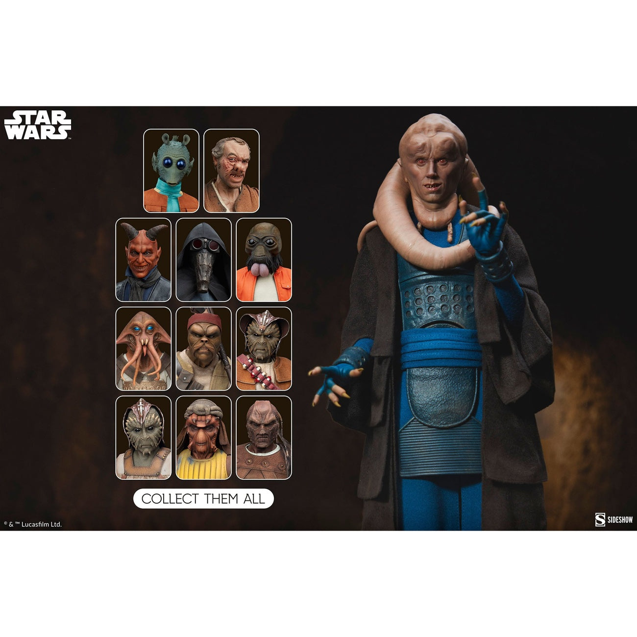 Produktbild Jedins Återkomst Actionfigur 1/6 Bib Fortuna 32 cm