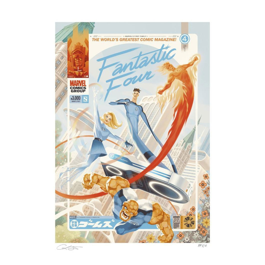 Produktbild Marvel Fantastic Four nr 48 konsttryck Marvel's First Family: The Fantastic Four! 61 x 41 cm – utan ram