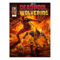 Produktbild Marvel Konstaffisch Deadpool & Wolverine 46 x 61 cm – utan ram