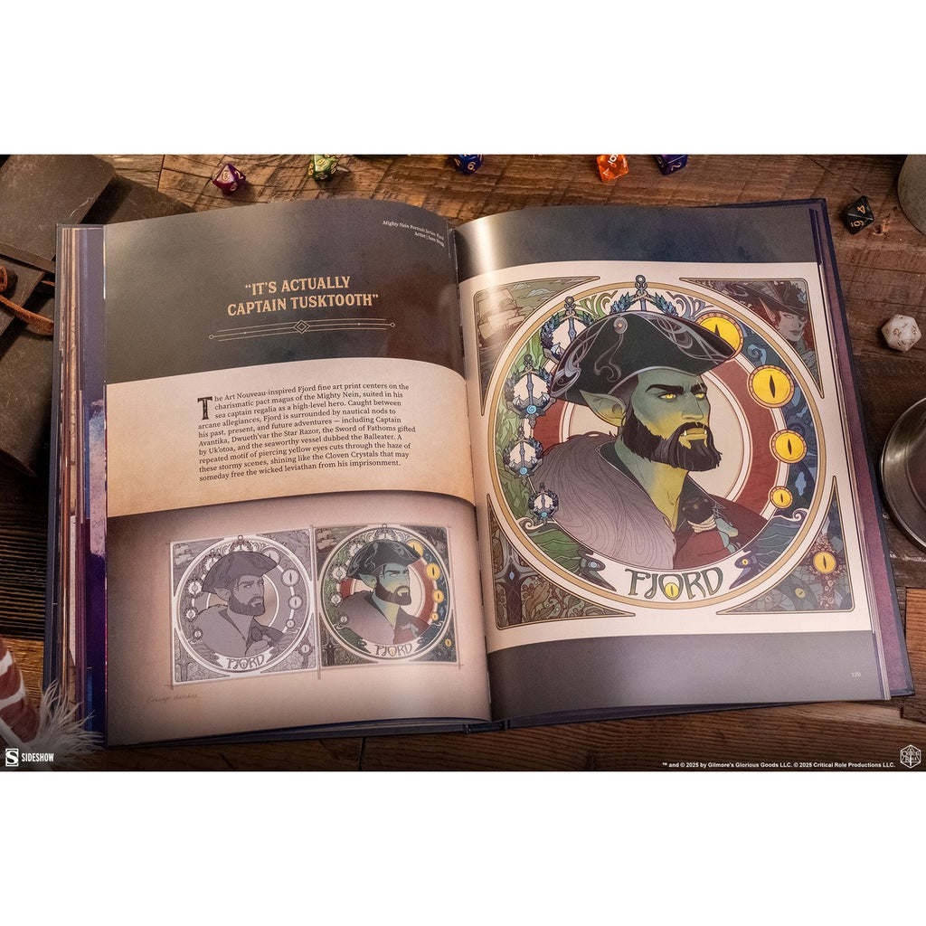 Produktbild Sideshow Collectibles-bok A Decade of Destiny: The Critical Role Collection av Sideshow *Engelsk version*