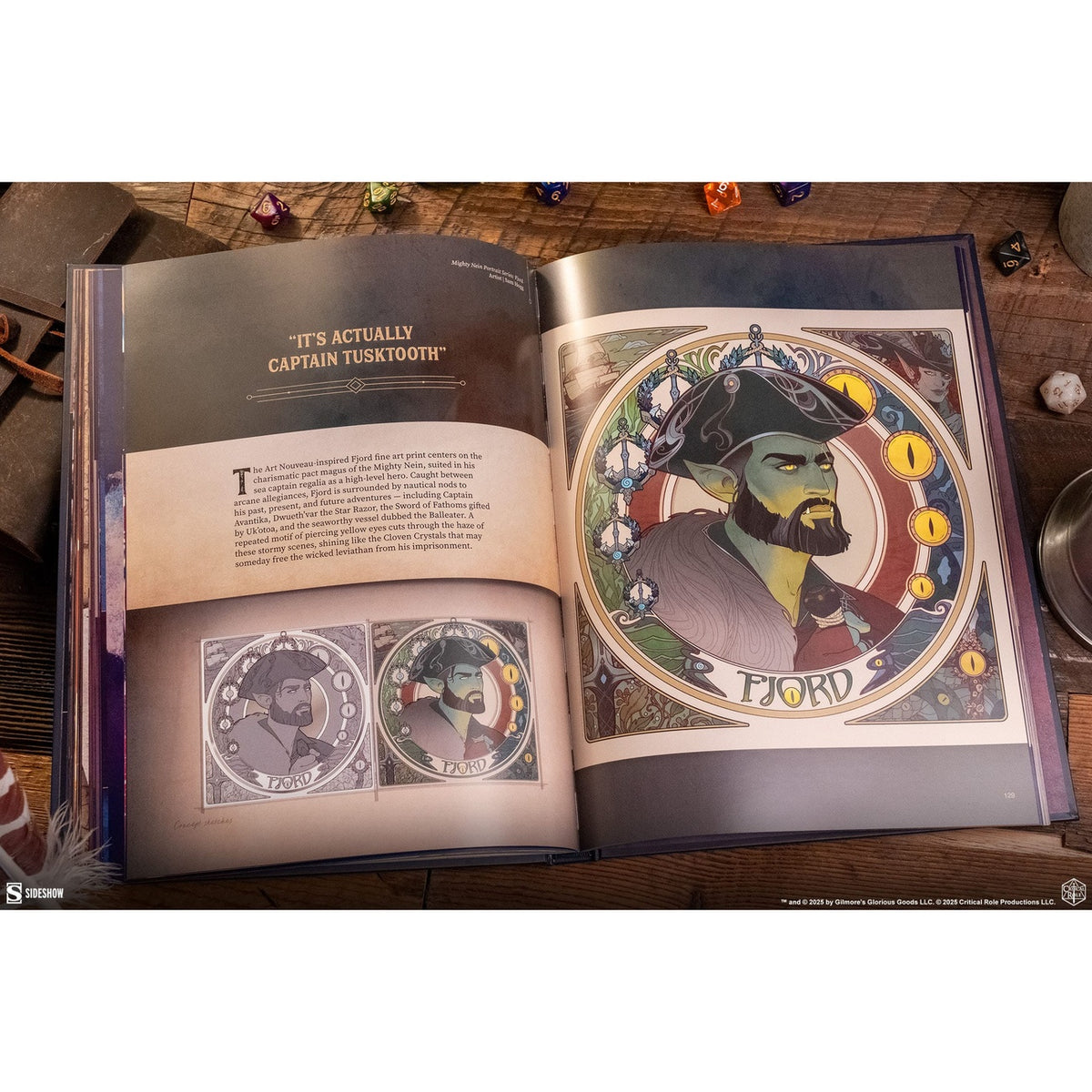 Produktbild Sideshow Collectibles-bok A Decade of Destiny: The Critical Role Collection av Sideshow *Engelsk version*