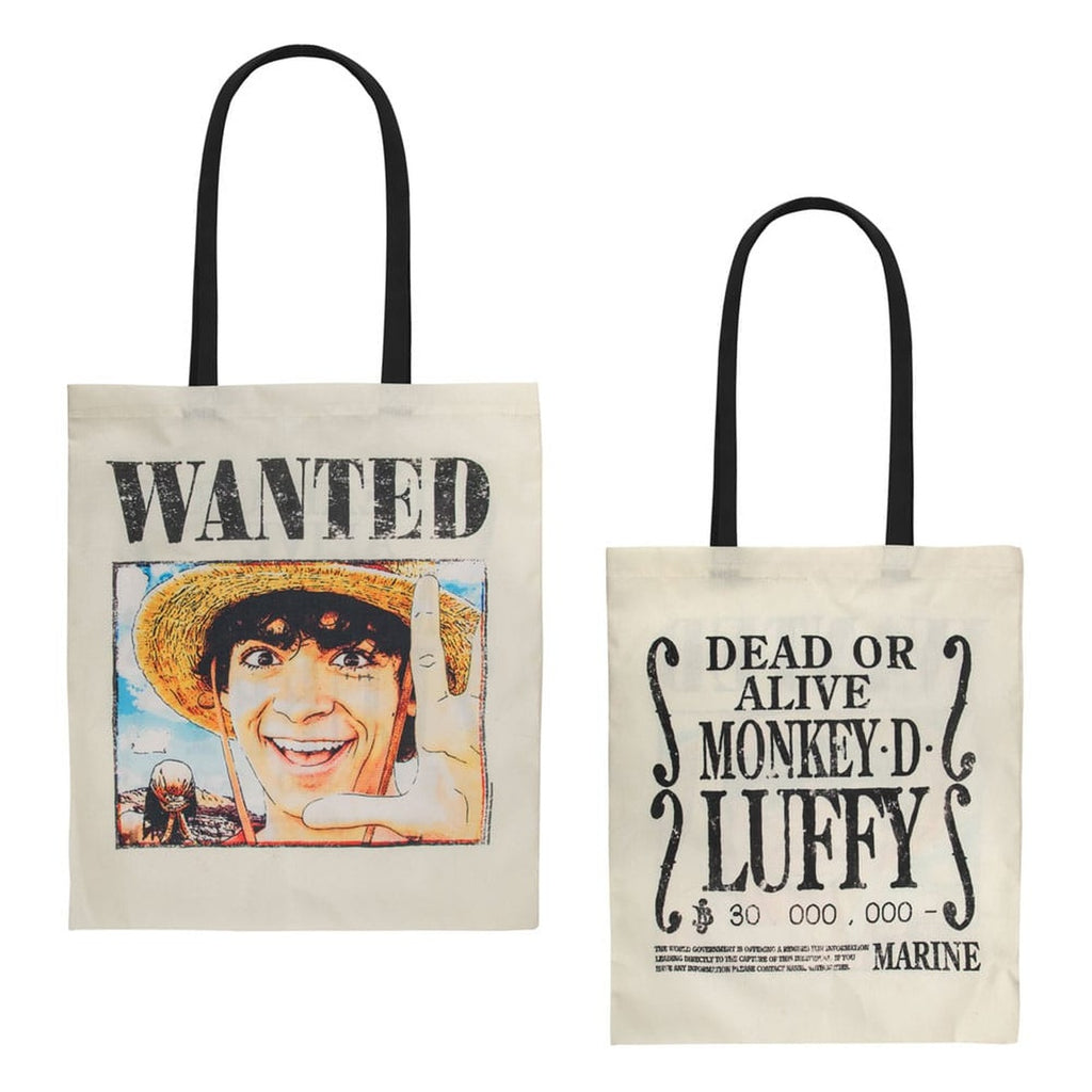 Produktbild One Piece Tygpåse Wanted Luffy