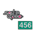 Produktbild Squid Game Pins 2-pack Squid Game & Spelare 456