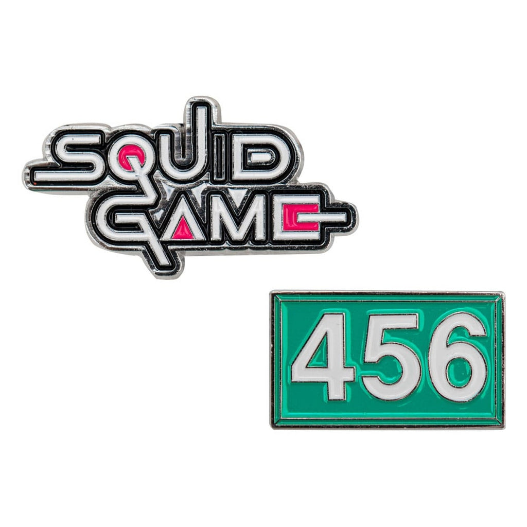 Produktbild Squid Game Pins 2-pack Squid Game & Spelare 456