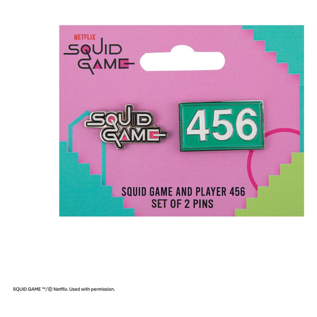 Produktbild Squid Game Pins 2-pack Squid Game & Spelare 456