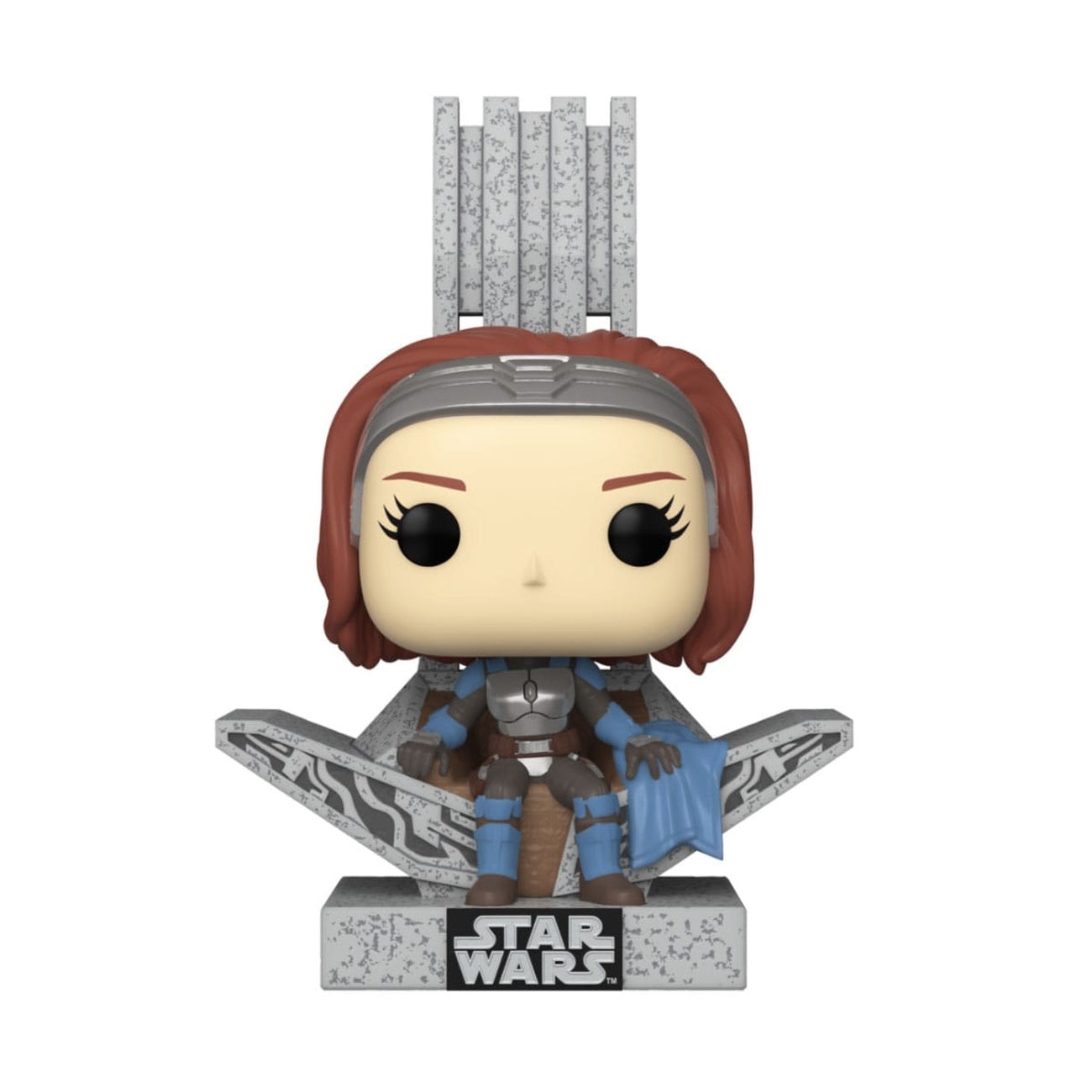 Produktbild Star Wars: The Mandalorian POP! Deluxe vinylfigur Bo-Katan med Tron 9 cm