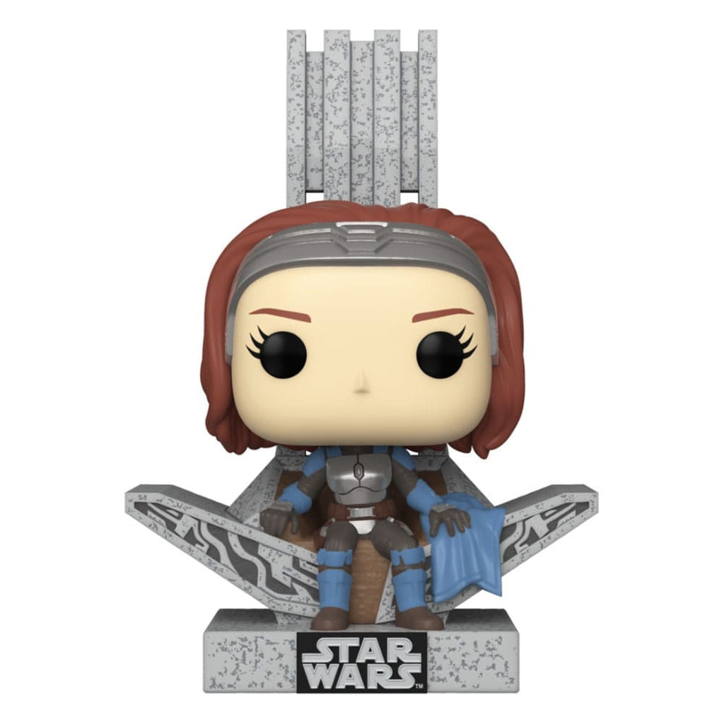 Produktbild Star Wars: The Mandalorian POP! Deluxe vinylfigur Bo-Katan med Tron 9 cm